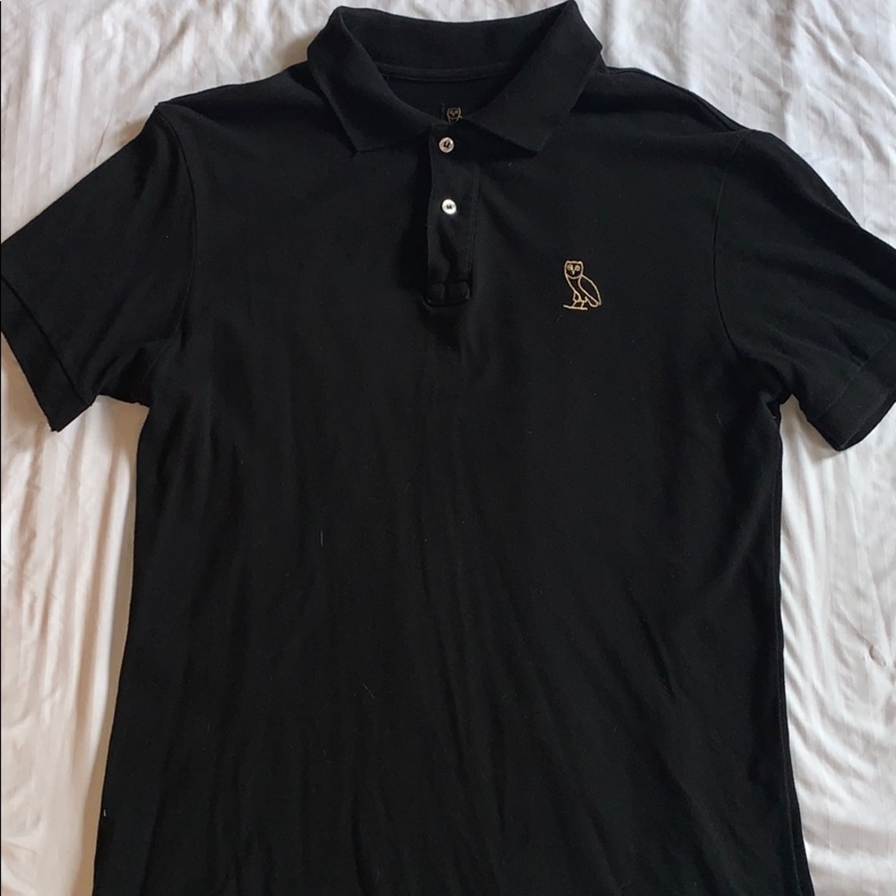 Used Drake OVO polo with the gold owl logo 🦉